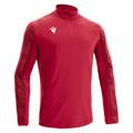 Naryn 1/4 Zip  Top RED L Teknisk treningsgenser - Unisex