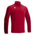 Arno 1/4 Zip Top RED XS Teknisk treningsgenser - Unisex