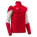 Izel Training 1/4 Zip Top RED/WHT L Teknisk treningsgenser - Unisex