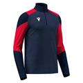 Izel Training 1/4 Zip Top NAV/RED 3XL Teknisk treningsgenser - Unisex