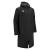 Northland Jacket BLK M Ekstra lang vattert coachjakke - Unisex 