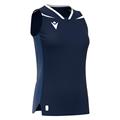 Lily Eco Sleeveless Shirt NAV/WHT M Teknisk kamp og treningsdrakt - Dame