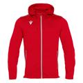 Freyr Hoody Full Zip Top RED 4XL Overtrekksjakke